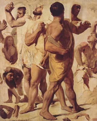 Jean Auguste Dominique Ingres Study for the Martyrdom of St.Symphorian (mk04) France oil painting art
